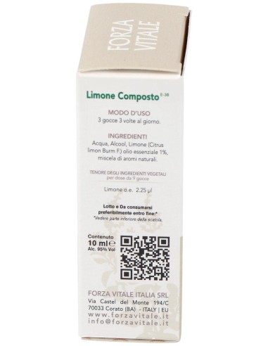 Limone Composto (Hierro) Metal Espagirico 10Ml.