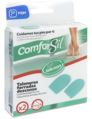 Comforsil Talonera Forrada Para Descanso Talla M, 1 Par