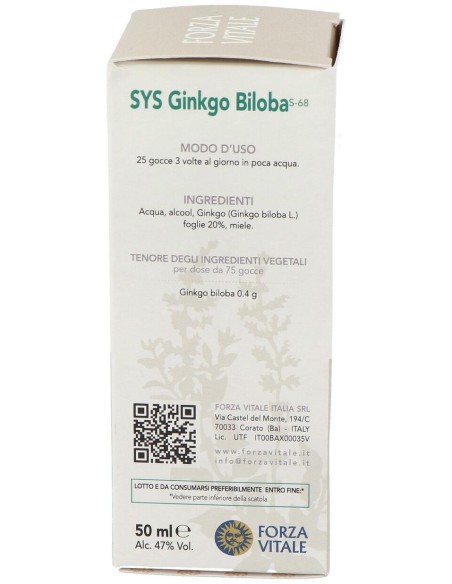 Sys.Ginkgo Biloba 50Ml.
