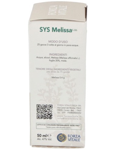 Sys.Melisa 50Ml.