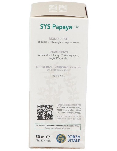 Sys.Papaya 50Ml.