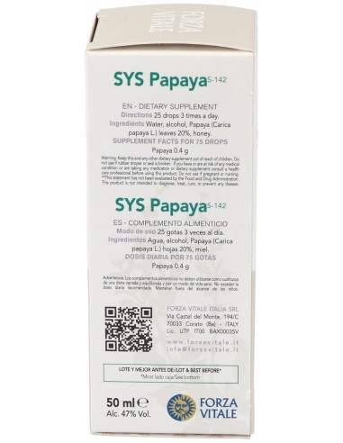 Sys.Papaya 50Ml.