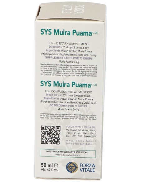 Sys.Muira Puama 50Ml.