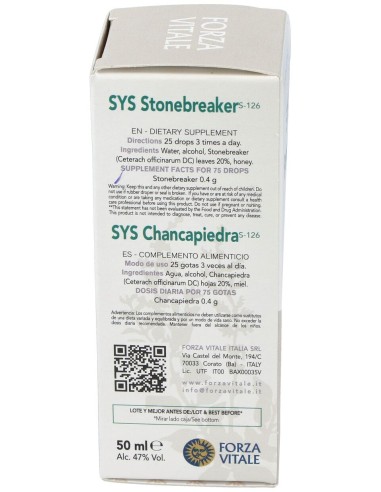 Sys.Spaccapiedtra (Rompepiedra) 50Ml.