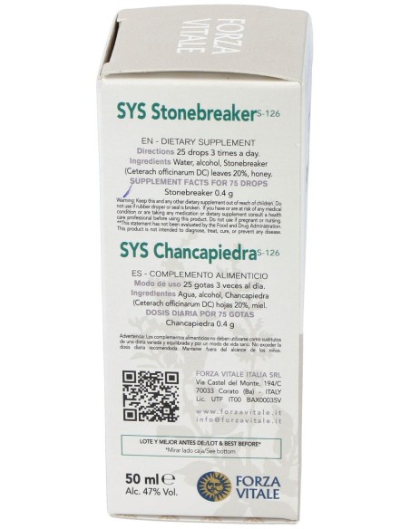 Sys.Spaccapiedtra (Rompepiedra) 50Ml.