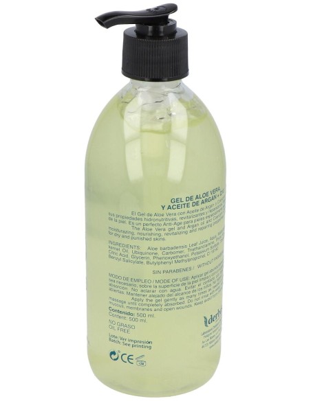 Derbos Gel Aloe Vera Con Argán 500Ml