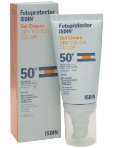 Isdin Fotoprotector Spf 50+ Gel Crema Dry Touch Color, 50 Ml