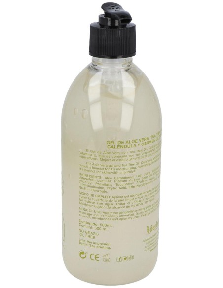 Derbós Gel Aloe Vera Y Árbol De Té 500Ml