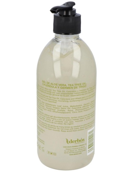 Derbós Gel Aloe Vera Y Árbol De Té 500Ml