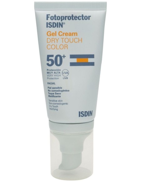 Isdin Fotoprotector Spf 50+ Gel Crema Dry Touch Color, 50 Ml