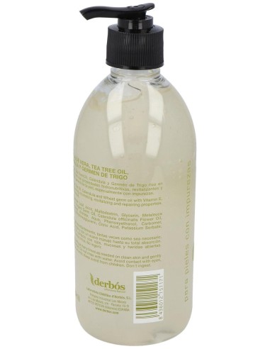 Derbós Gel Aloe Vera Y Árbol De Té 500Ml