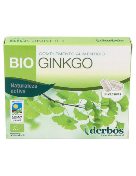 Derbós Bio Ginkgo Biloba 30Cáps
