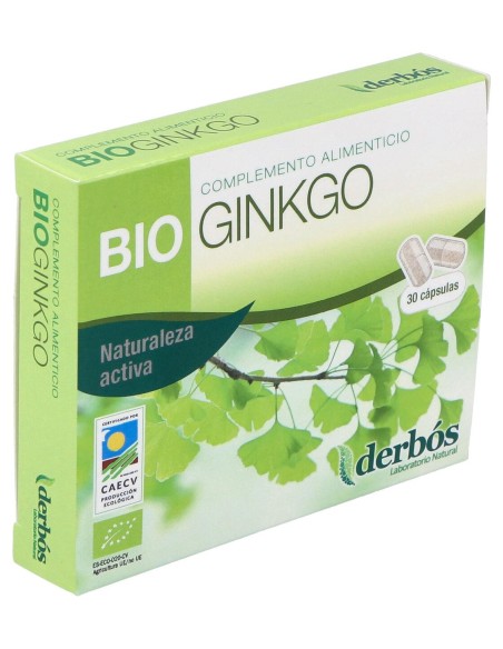 Derbós Bio Ginkgo Biloba 30Cáps