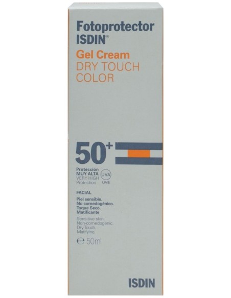 Isdin Fotoprotector Spf 50+ Gel Crema Dry Touch Color, 50 Ml