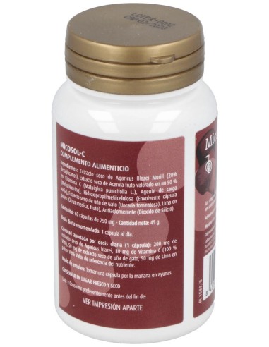 Micosol C (Hongo Del Sol) 60Cap.