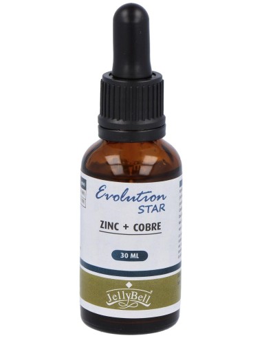 Jellybell Evolution Star Zinc + Cobre 30 Ml