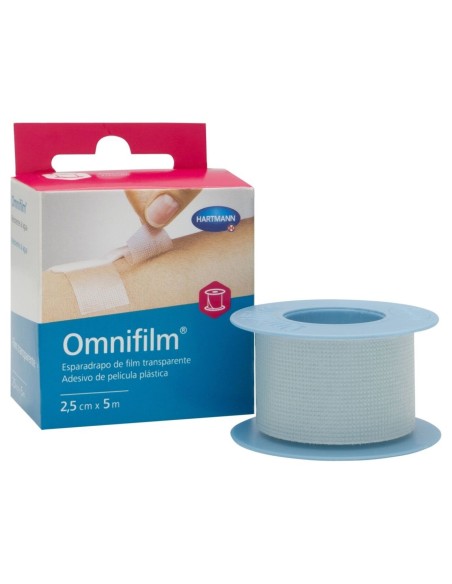 Hartmann Omnifilm Film Esparadrapo Transparente 5 M, 1 Ud