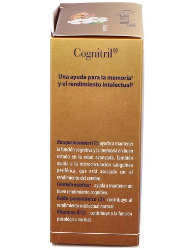 100% Natural Cognitril 60 Cápsulas