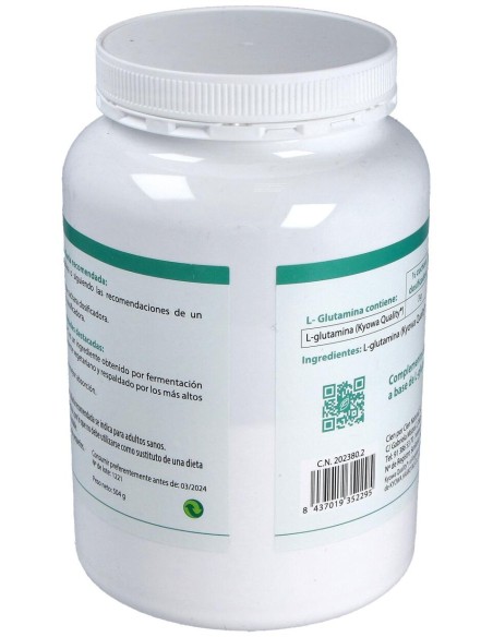 100% Natural L Glutamina 504G