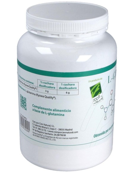 100% Natural L Glutamina 504G
