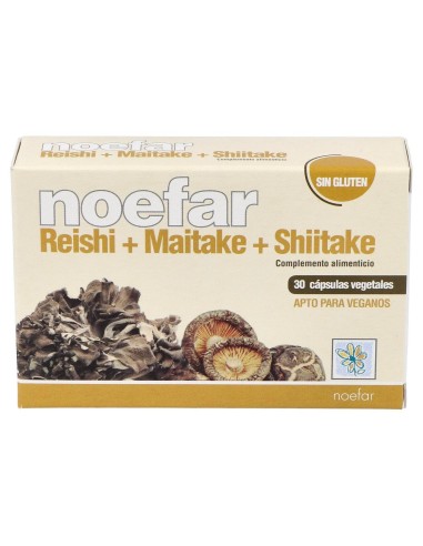 Noefar Reishi Maitake Shitake 30Caps
