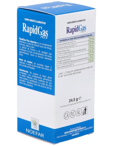 Rapidgas Plus 50Cap.