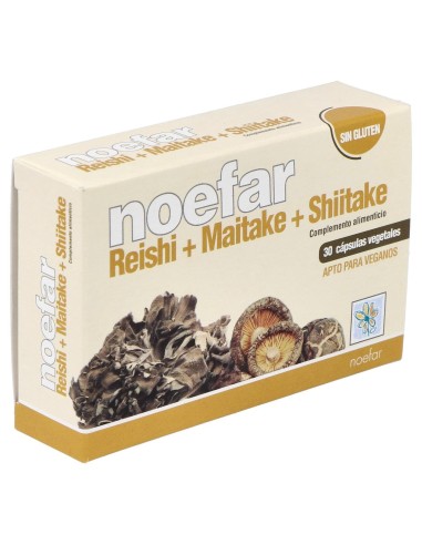Noefar Reishi Maitake Shitake 30Caps