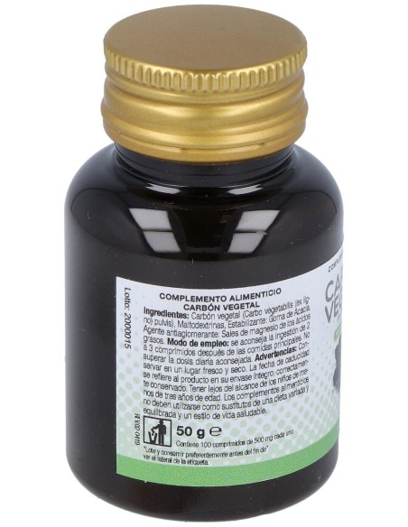 Carbon Vegetal 100Comp.