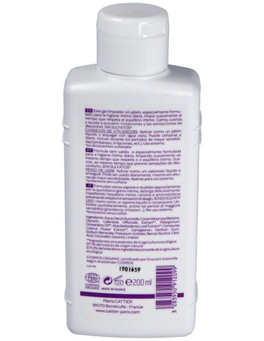 Gel Higiene Intima Calendula Y Geranio 200Ml.