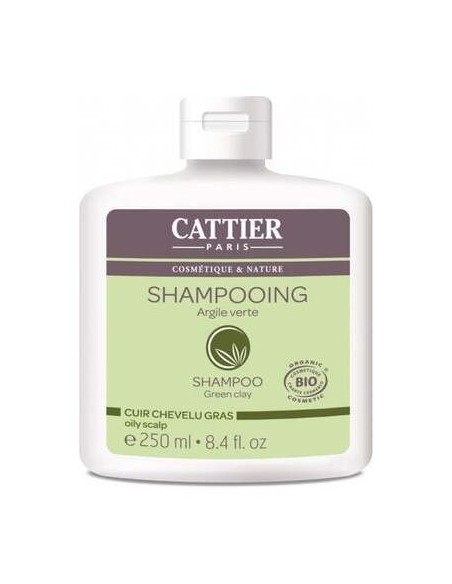 Cattier Champú Cuero Cabelludo Graso Arcilla Verde 250Ml