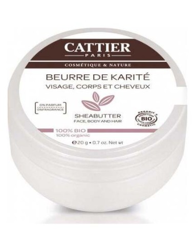 Cattier Manteca De Karité 20G