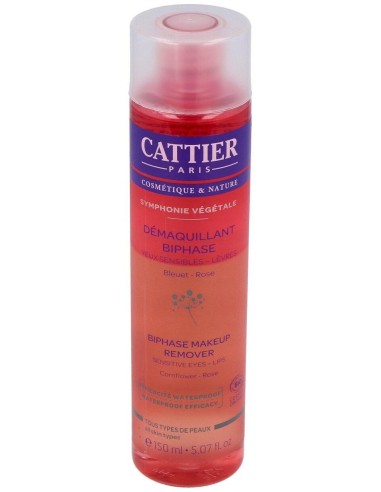 Cattier DMaquillant Bi-Phase Yeux LVres Sensibles 150Ml