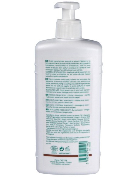 Leche Hidratante Suavizante (Coco-Vainilla) 500Ml.