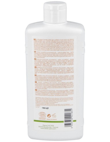 Gel De Ducha Y Champu Familiar Sin Sulfatos 500Ml.