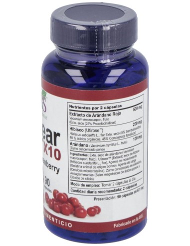 Vbyotics Uriclear X10 Con Utirose Y Supercran 90Caps