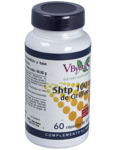 Vbyotics 5-Htp 100 Mg 60 Caps