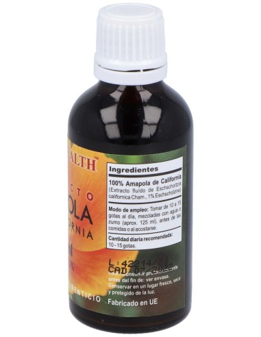 Vedic Health Amapola De California Extracto 60Ml