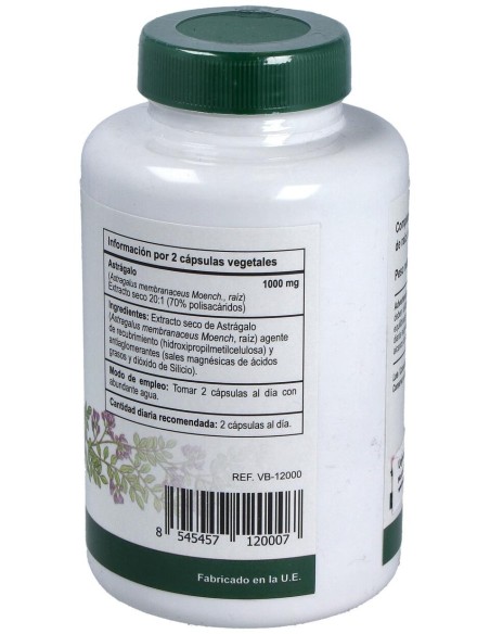 Vbyotics Astragalus Extracto Estandarizado Raíz 120Caps