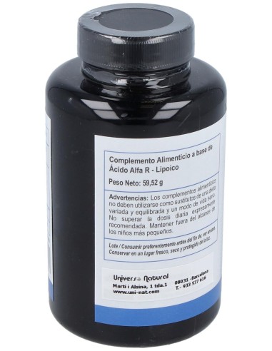 Acido Alfa R-Lipoico 120Cap.