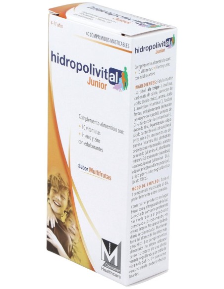 Hidropolivital Junior 40 Comprimidos Masticables
