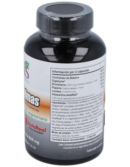 Vbyotics Super Enzimas Vegetales 868Mg 90Caps