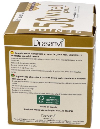 Drasanvi Vitalpur Senior Jalea Real 750Mg 20X15Ml