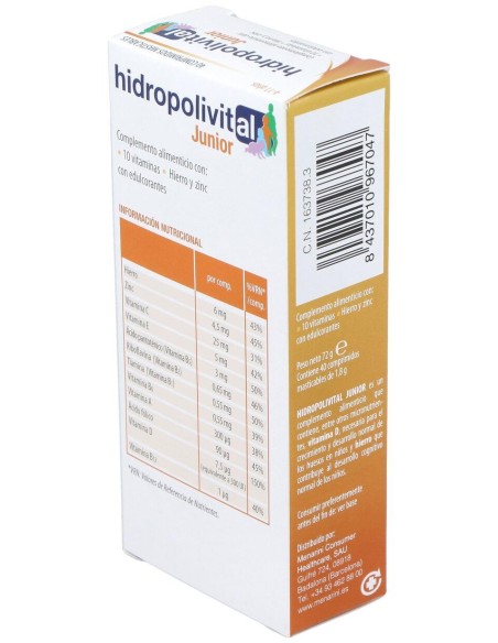 Hidropolivital Junior 40 Comprimidos Masticables