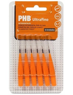 Phb Cepillo Interdental Ultrafino 0,7 Naranja 6Ud