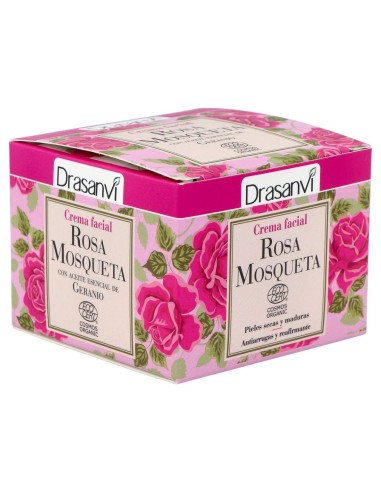 Crema Facial Rosa Mosqueta 50Ml. Ecocert Bio