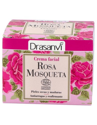 Crema Facial Rosa Mosqueta 50Ml. Ecocert Bio