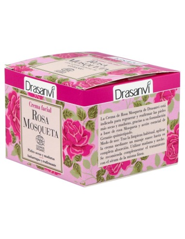 Crema Facial Rosa Mosqueta 50Ml. Ecocert Bio