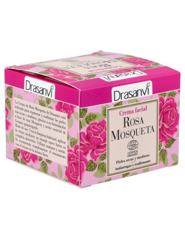 Crema Facial Rosa Mosqueta 50Ml. Ecocert Bio