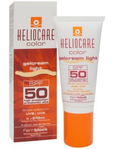 Heliocare Gel Crema Spf 50 Color Light, 50 Ml