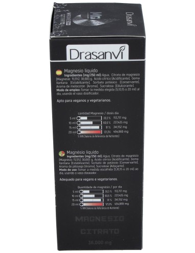 Drasanvi Magnesio Citrato Liquido 36Mg 250Ml